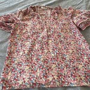 Studio Max  - Floral Puff Sleeve Blouse NEW